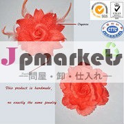 手動の花赤いシリーズmj-h-040/100％手作りの花の問屋・仕入れ・卸・卸売り