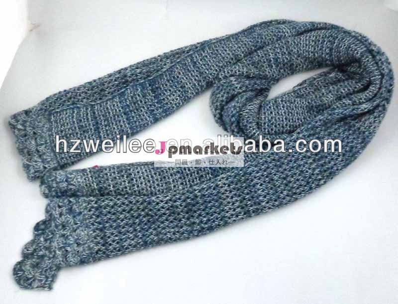 Wlcw- 72014年ファンキーな女性のアクリルのの冬のかぎ針編みのポンチョを編んだスカーフ問屋・仕入れ・卸・卸売り