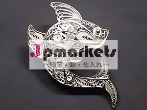 フィリグリーba03ブローチ動物問屋・仕入れ・卸・卸売り