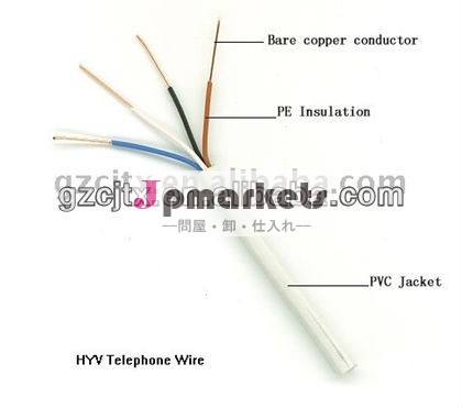 24awg2pairs/4pairs屋内電話ケーブルを問屋・仕入れ・卸・卸売り