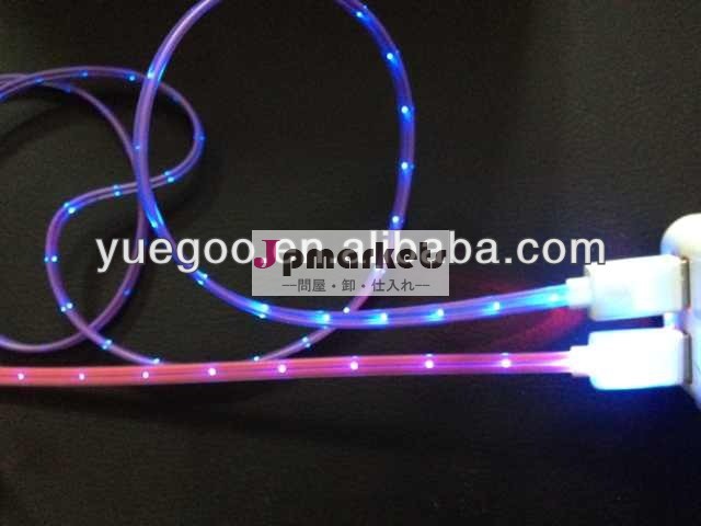 Led2014年hotestデータケーブルをぶら下がっサムスン/htc/シャオmi/スマートフォン/iphone問屋・仕入れ・卸・卸売り