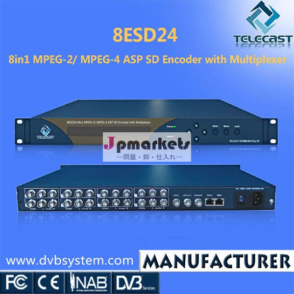 8in1mpeg- 2/mpeg- 4sdでエンコーダマルチプレクサ問屋・仕入れ・卸・卸売り