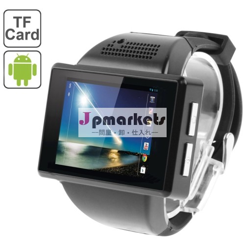 4.1. 12.0インチアンドロイドスマートな腕時計電話、 mtk6515m1.0ghzの、 ラム: 512mb、 rom: 4gb問屋・仕入れ・卸・卸売り