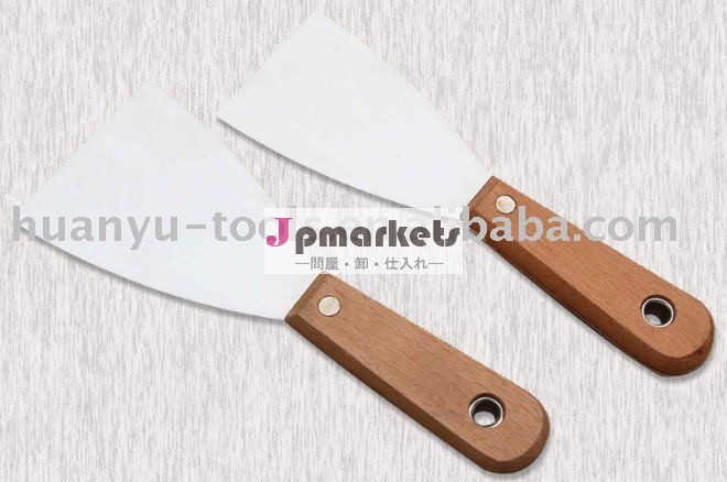 純木のハンドルのスクレーパーのナイフ/パテナイフ問屋・仕入れ・卸・卸売り