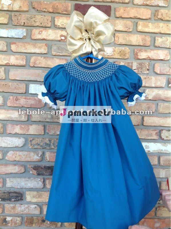 貴重なカリビアンブルー3歳の赤ちゃんのためのサマードレスの女の子問屋・仕入れ・卸・卸売り