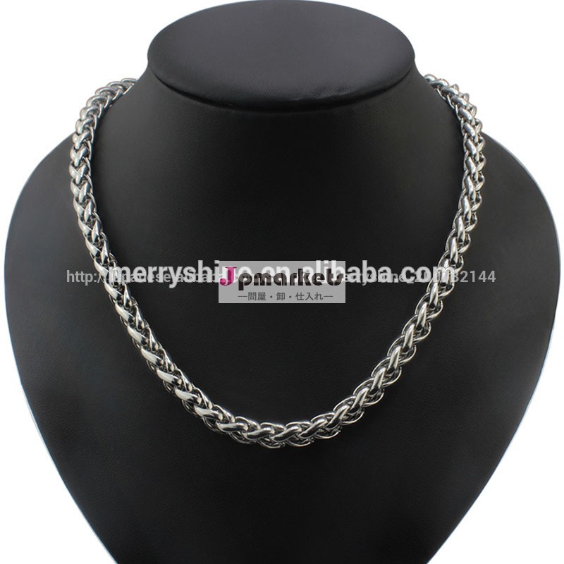 ステンレス鋼の宝石卸2014年シーズンステンレススチールネックレスクロスのネックレス、 女性s-048問屋・仕入れ・卸・卸売り