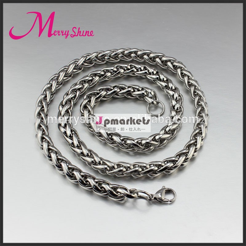 ステンレス鋼の宝石卸2014年merryshineシーズンのファッションネックレスステンレス鋼のネックレス、 女性nc048ネックレスの金属問屋・仕入れ・卸・卸売り