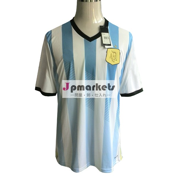 メッシアグエロくん2014年ワールドカップサッカージャージタイ品質のフットボール品位オリジナルジャージサッカーシャツ問屋・仕入れ・卸・卸売り