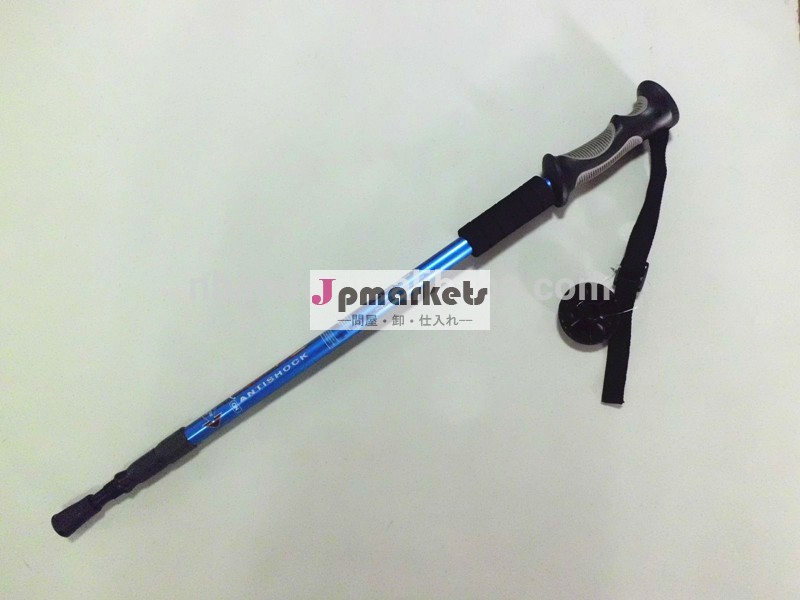 アンデを持つアウトドア製品を供給するdamping3tprハンドル6061アルミニウムスキーポール杖をトレッキングポール問屋・仕入れ・卸・卸売り