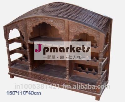 インドの木製手欲しがった美しいpalki/木製ケース問屋・仕入れ・卸・卸売り