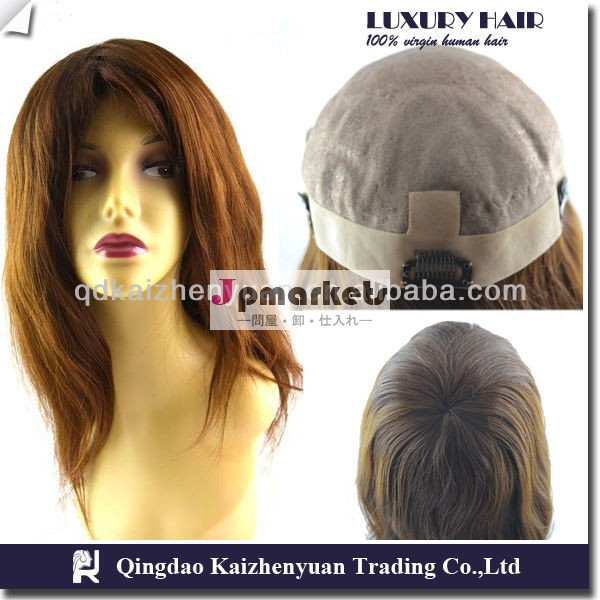 5aグレード毛人間の髪の毛の高品質の周囲pu女性のヘアピース問屋・仕入れ・卸・卸売り