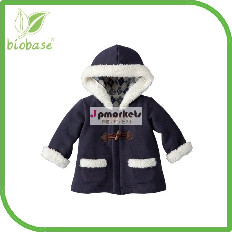 セルフデザインした綿100％赤ちゃんの冬のジャケット付きフード- バイオベース; 赤ん坊のジャケット、 の赤ん坊の幼児の衣類メーカー問屋・仕入れ・卸・卸売り