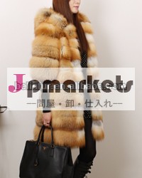 2014年新しいスタイルの熱い販売の女性の14f68赤いキツネの毛皮のコート問屋・仕入れ・卸・卸売り