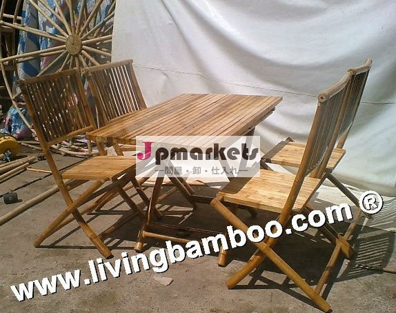 ベトナム竹のダイニングテーブルと椅子問屋・仕入れ・卸・卸売り
