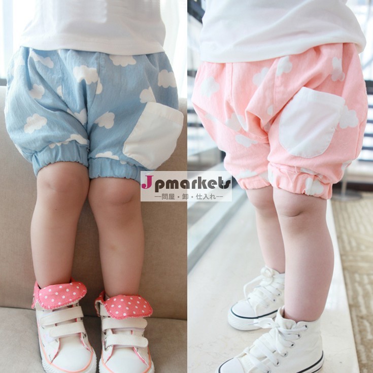 夏季韓国子供はジーンズを着用ショートパンツのファッションプリントベビーショートパンツのデザイン問屋・仕入れ・卸・卸売り