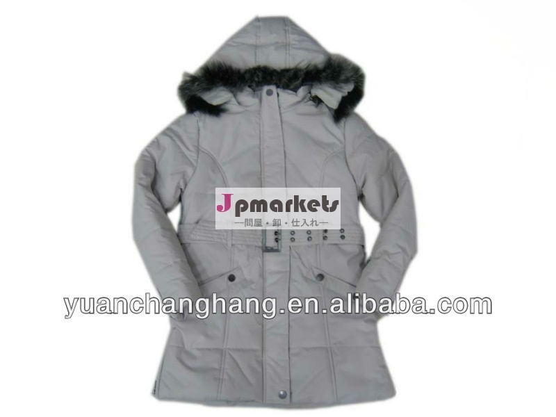 子供アパレル少女のジャケット冬のジャケットロングオーバーコートパディングジャケット問屋・仕入れ・卸・卸売り