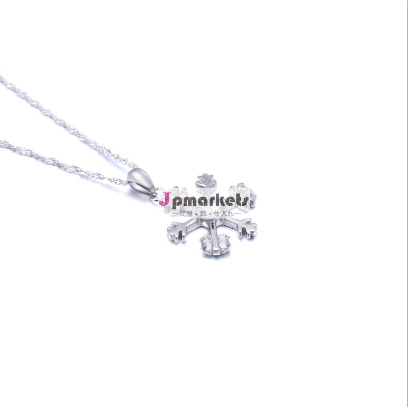 2014 wholesale snow 925シルパージルコニアペンダントロジウムメッキアクセサリージュエリー問屋・仕入れ・卸・卸売り