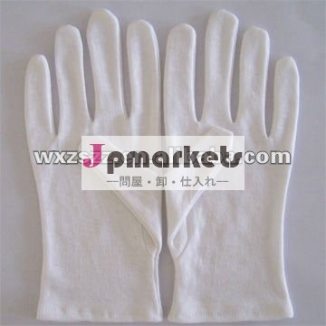 培地重量安い高性能漂白付白い綿の手袋偉大な低価格問屋・仕入れ・卸・卸売り