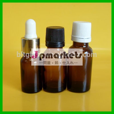 5ml-100ml amber glass bottle for essential oil and white black screw lid and dropper wholesale問屋・仕入れ・卸・卸売り