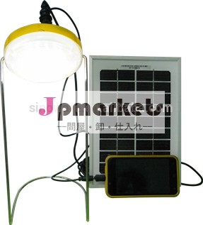 Led付きソーラーランプusb携帯電話充電器/2014年高品質ledソーラーランプ/太陽電池読書ランプ問屋・仕入れ・卸・卸売り