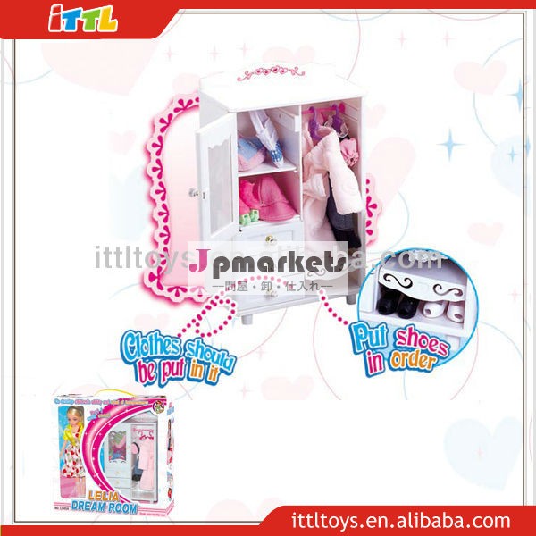 女の子の人形の家a372317ワードローブプレイ玩具人形のままごと問屋・仕入れ・卸・卸売り