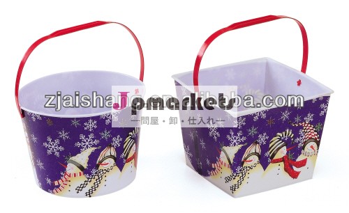 ヨーロッパのファッショナブルな最初の速度の高品質の食品等級のクリスマスバケツbpaフリー問屋・仕入れ・卸・卸売り