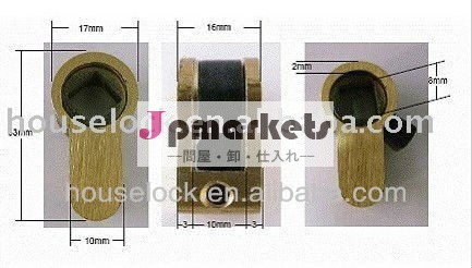 高品質の真鍮ユーロプロファイルロックダブルシリンダー標準的なバスルームのアダプタ問屋・仕入れ・卸・卸売り