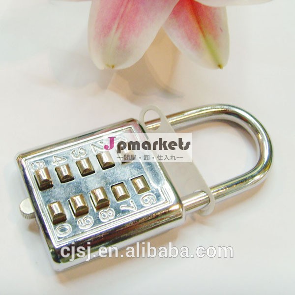 Ch-602南京錠荷物袋、 高品質の10- 桁のコンビネーションロックのパスワードの南京錠ロック袋ロックミニ問屋・仕入れ・卸・卸売り