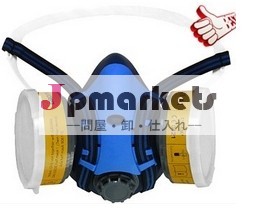 ハーフフェイスガスマスク二重フィルタで承認された品質ceen140空気呼吸器問屋・仕入れ・卸・卸売り