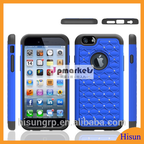 のセルが中国のプラスチック製の携帯電話ケースのためのグリッターiphone6工場出荷時の価格と中国の場合問屋・仕入れ・卸・卸売り