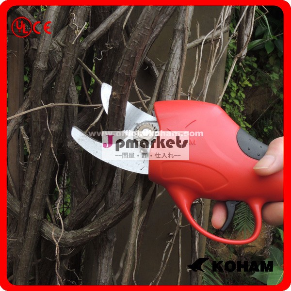 ハンドヘルドkoham庭のパワーツール電動剪定ばさみ( ce、 fcc証明書)問屋・仕入れ・卸・卸売り