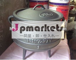 南アフリカ鋳鉄potjie鍋、 鋳鉄調理ポット問屋・仕入れ・卸・卸売り