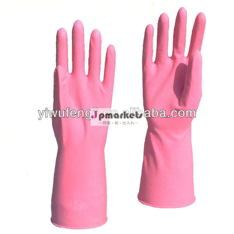 2014 HOT SALE latex household glove kitchen cleaning hand gloves問屋・仕入れ・卸・卸売り