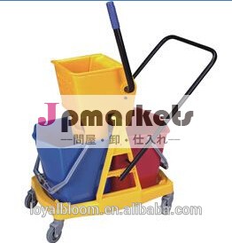 強化された加圧ヘッドモップ絞り器ダブルバケット問屋・仕入れ・卸・卸売り