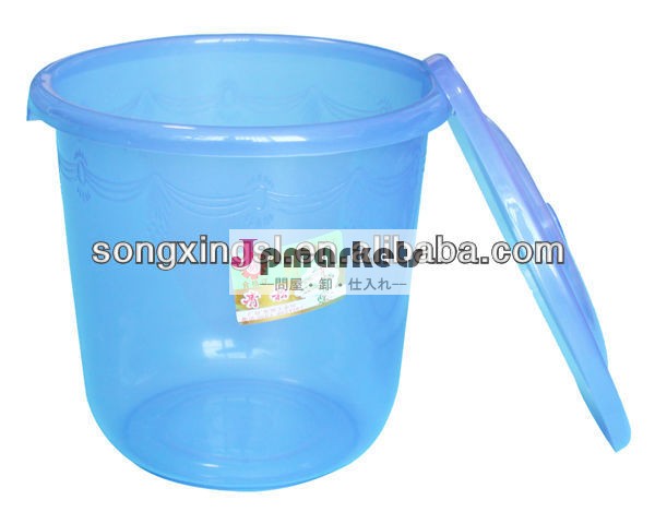 プラスチック製の丸い１２l10l8l半透明蓋のない浴室のバケツ問屋・仕入れ・卸・卸売り
