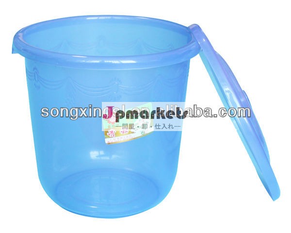 プラスチック製の丸い１２l10l8l半透明蓋のない浴室のバケツ問屋・仕入れ・卸・卸売り