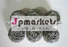 金属製のポットステンレス鋼ワイヤースポンジバーベキューグリルスクラバーパッド問屋・仕入れ・卸・卸売り