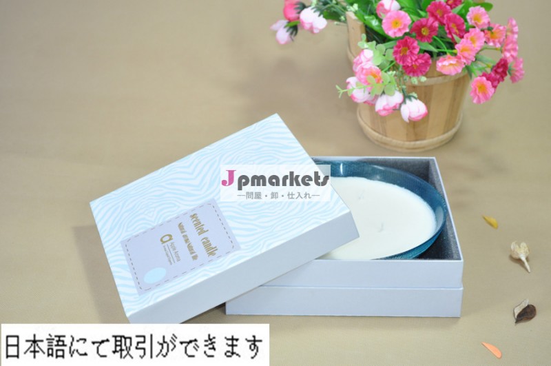 新しいデザイナー 大豆キャンドル蜜蝋 ガラスボトルで問屋・仕入れ・卸・卸売り