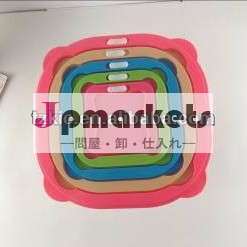 スタッカブルストレージボックス正方形のカラフルな蓋を備えたマルチ問屋・仕入れ・卸・卸売り
