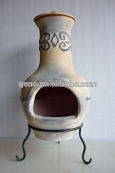 粘土chiminea屋外の装飾問屋・仕入れ・卸・卸売り