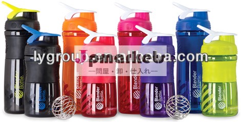 600ミリリットルプラスチックシェーカーボトル、 ブレンダーボトルオレンジ20オンスミキシングボトルミニシェーカー泡だて器問屋・仕入れ・卸・卸売り
