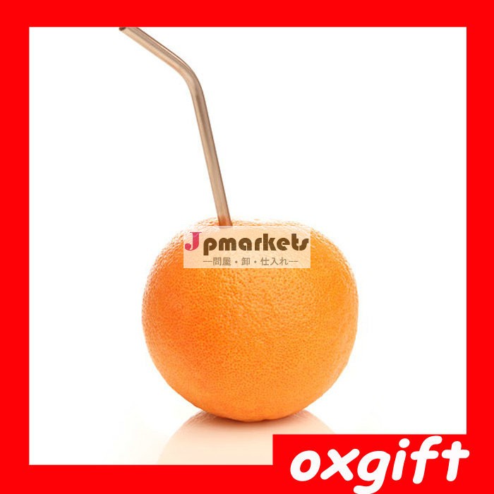 高品質の飲料oxgiftわら、 金属ストロー、 ステンレス製のストロー問屋・仕入れ・卸・卸売り