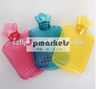 熱い販売の! 良質pvcホットカラフルな透明プラスチック製の水袋/ボトル問屋・仕入れ・卸・卸売り