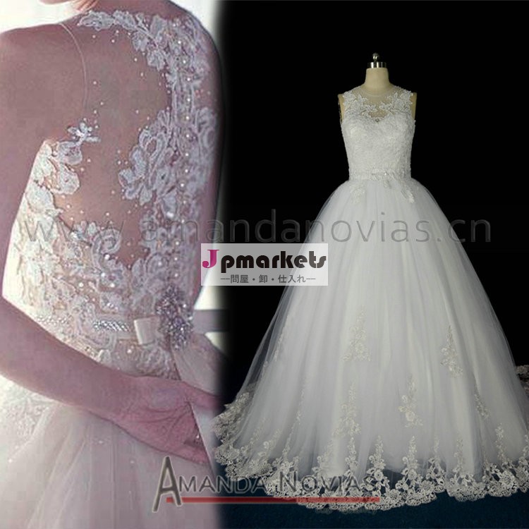 新しいデザイナーの白い真珠中国の花嫁の服のウェディングドレス問屋・仕入れ・卸・卸売り