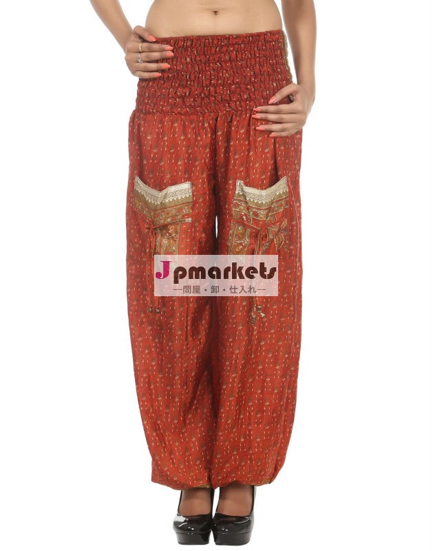 インドの印刷されたハンドメイドのズボンをハーレムは女性のズボンをハーレム問屋・仕入れ・卸・卸売り