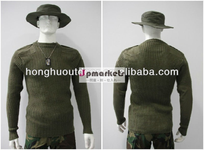 冬のメンズセーター2013デザイン兵士用ウールのセーター問屋・仕入れ・卸・卸売り