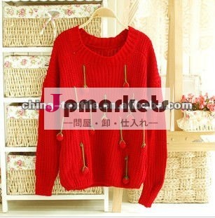 2012人の女性流行のニットの縞のセーター問屋・仕入れ・卸・卸売り