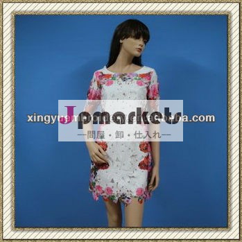 新しい印刷された2013卸売女性のドレス問屋・仕入れ・卸・卸売り
