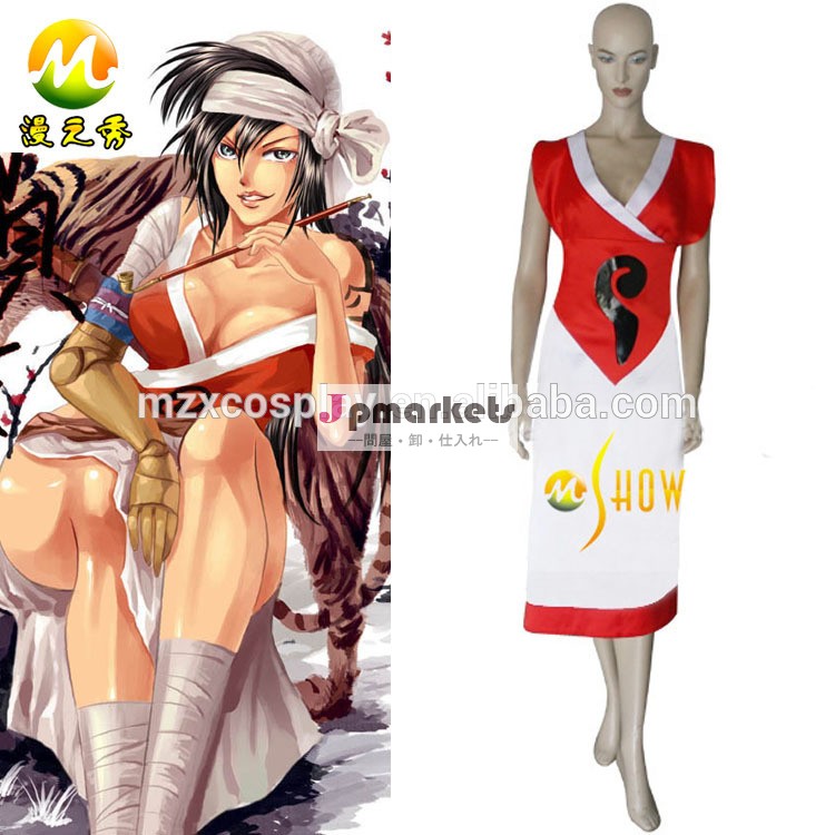 漂白剤コスプレ衣装kuukaku斯波カスタマイズされた女性のセクシーな赤いチャイナドレスハロウィーンパーティーのために問屋・仕入れ・卸・卸売り