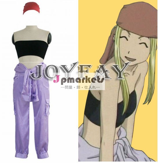 鋼の錬金術師winryロックベル作業制服コスプレ衣装ハロウィン服ドレス問屋・仕入れ・卸・卸売り